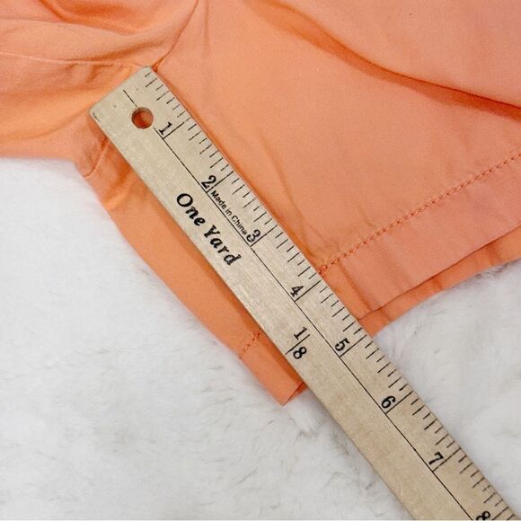 J. Crew Broken In 5 Inch Chino Shorts Coral Peach Orange 8 - Picture 8 of 9